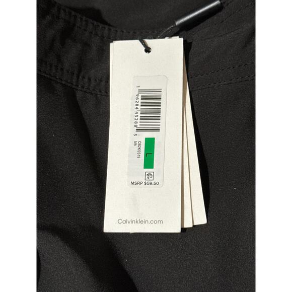 Calvin Klein Black Board Shorts Swim Trunks Boardshorts L NWT - Picture 7 of 11